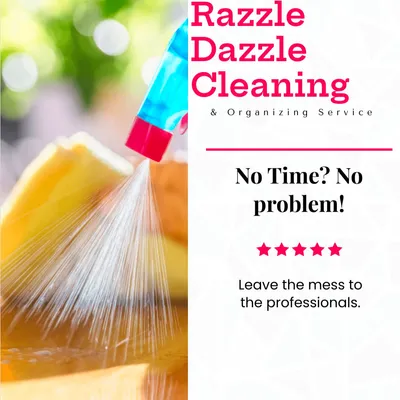 Razzle dazzle cleaning and organizing