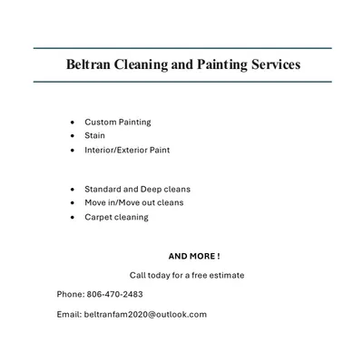 Beltran Painting and Cleaning Services