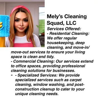 Mely’s cleaning squad