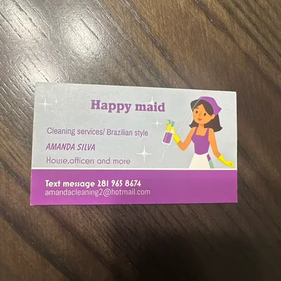 Happy maid Amanda Silva’s