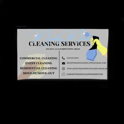 Mighty maid cleaning
