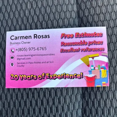 Rosas’s cleaning service