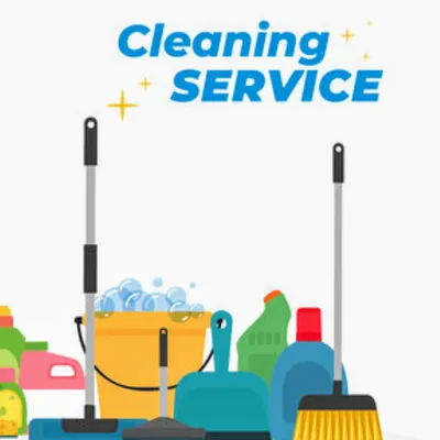 Christina cleaning