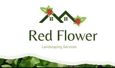 Red Flower landscaping