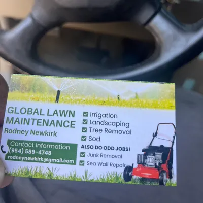 I Global lawn maintenance