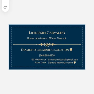 Diamond cleaning solution