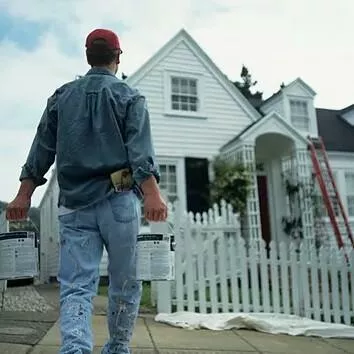 Western NY Cabinet Painting