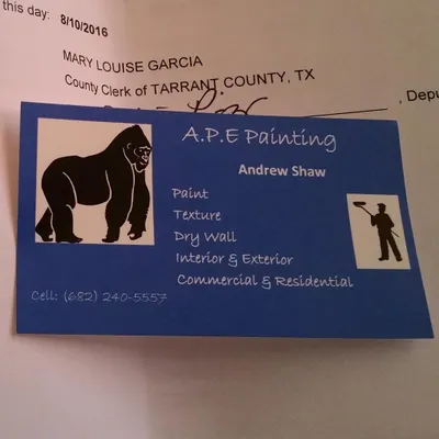 A.p.e painting