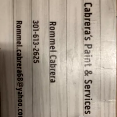 Cabrera’s painting & services