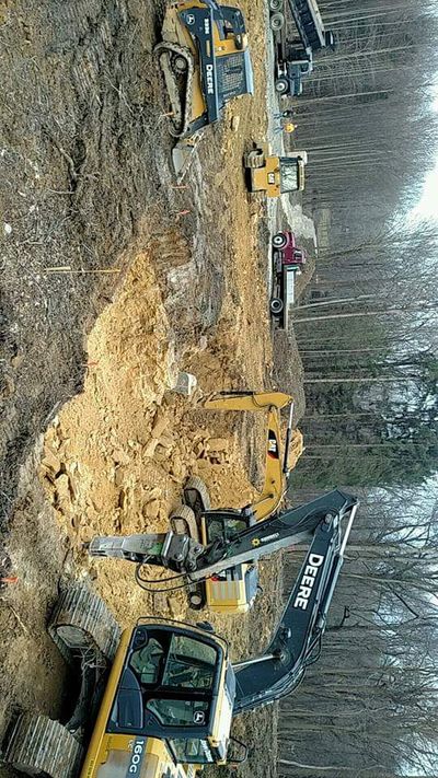 Dougie excavating
