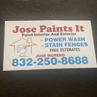 Jose paints it