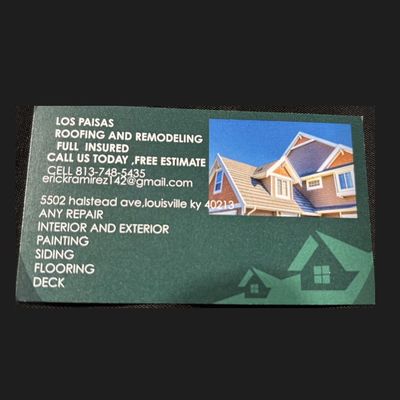 Los paisas roofing and remodeling