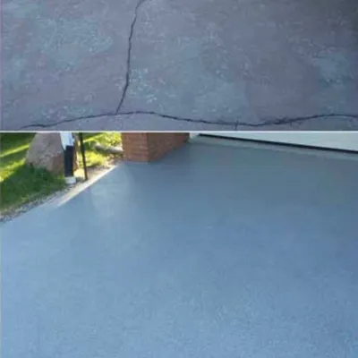 A&A garage floor and concrete driveway repair