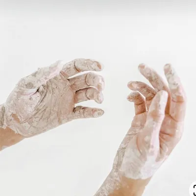 White hands