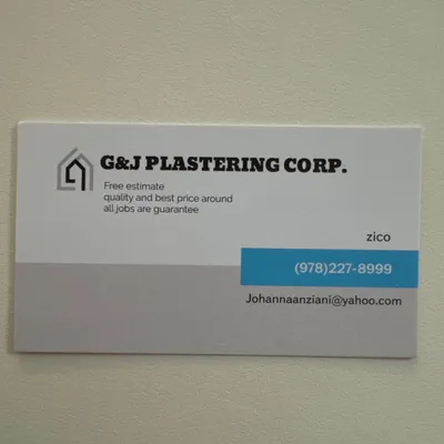 G&J PLASTERING CORP