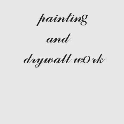 Painting and drywall work