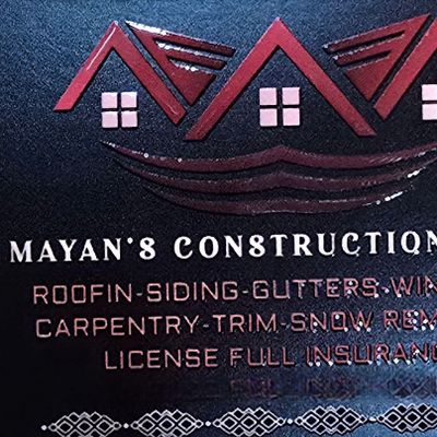MAYAN'S CONSTRUCTION CORP