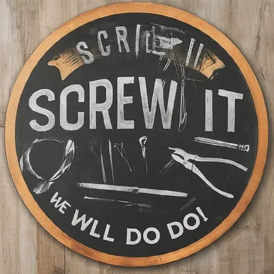 Screw It, We’ll Do It