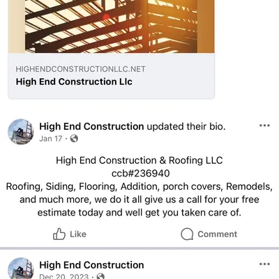 High end construction llc