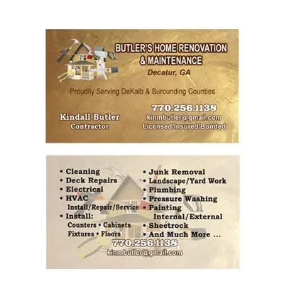 Butler's Home Renovations and Maintenance