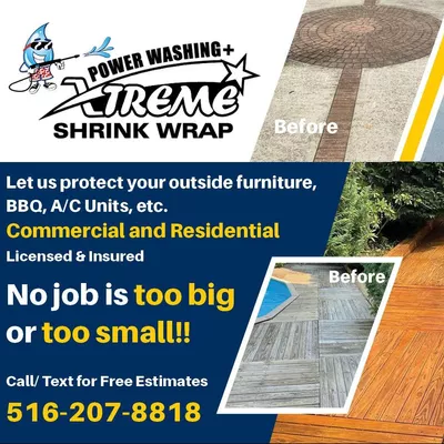 Power Washing Xtremeplus/Shrink wrap