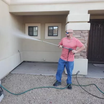 Desert paradise power washing