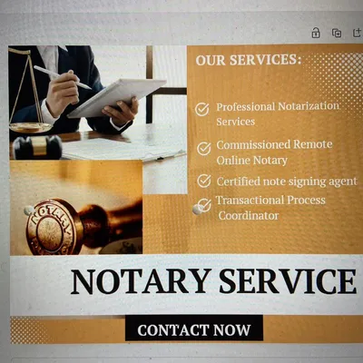A Professional Notary Service - Remote Online