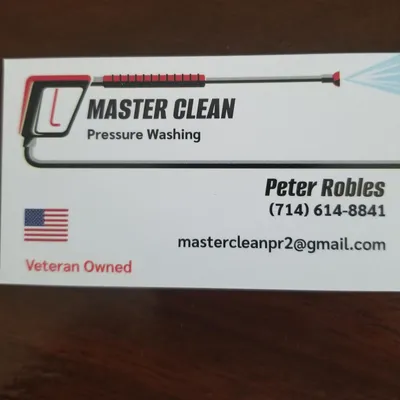 Master Clean pressure washing