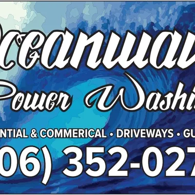 ocean waves power washing