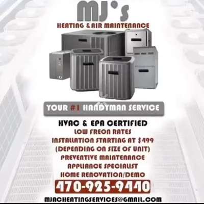 MJ’s appliance & heating & air services