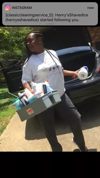 Cynthia perfect cleaning service on the go