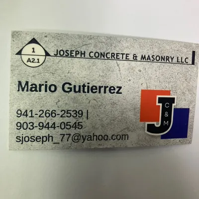 Joseph concrete & masonry llc
