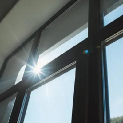 Transparent, shine windows