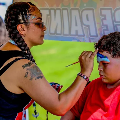 Mom & Daughter Family Face Painting etc