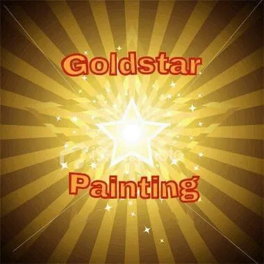 Gold star painting