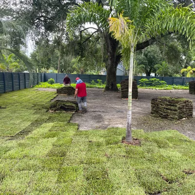 General sod and landscaping