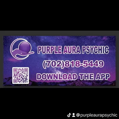 Purple aura psychic