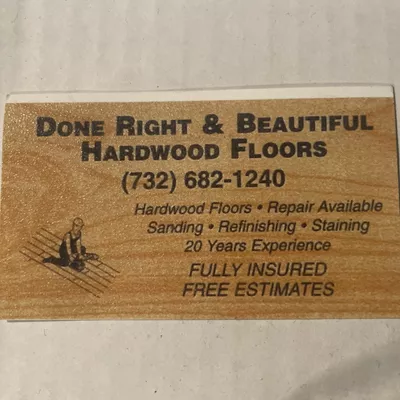 Done Right & Beautiful Hardwood Floors