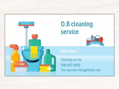 O.B cleaning service.