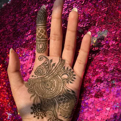 Ornate henna