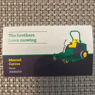 The brothers lawn moving