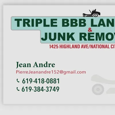 Triple B lansdscape junk removal