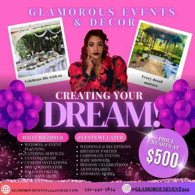 Glamorous Events & Decor