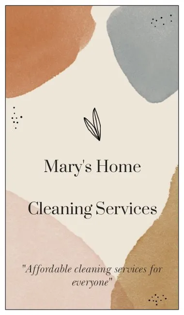 Mary’s home cleaning services