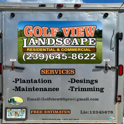 Golf view landscape