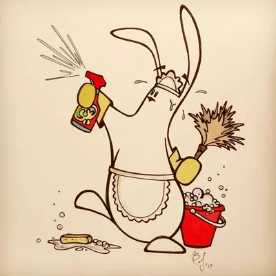 The Cleaning Bunny