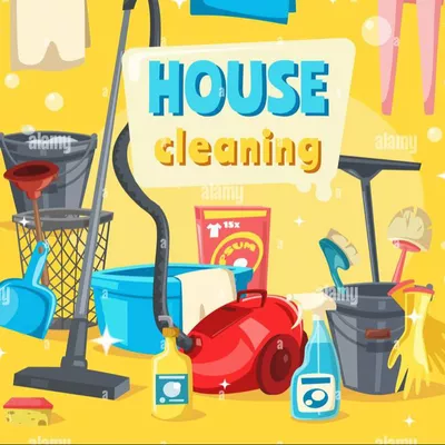 Adriana cleaning
