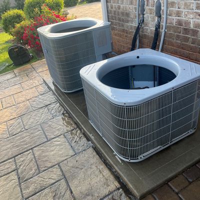 Temp scale heating and air