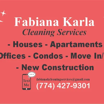 Fabiana Karla cleaning