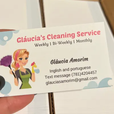 Gláucia’s cleaning service